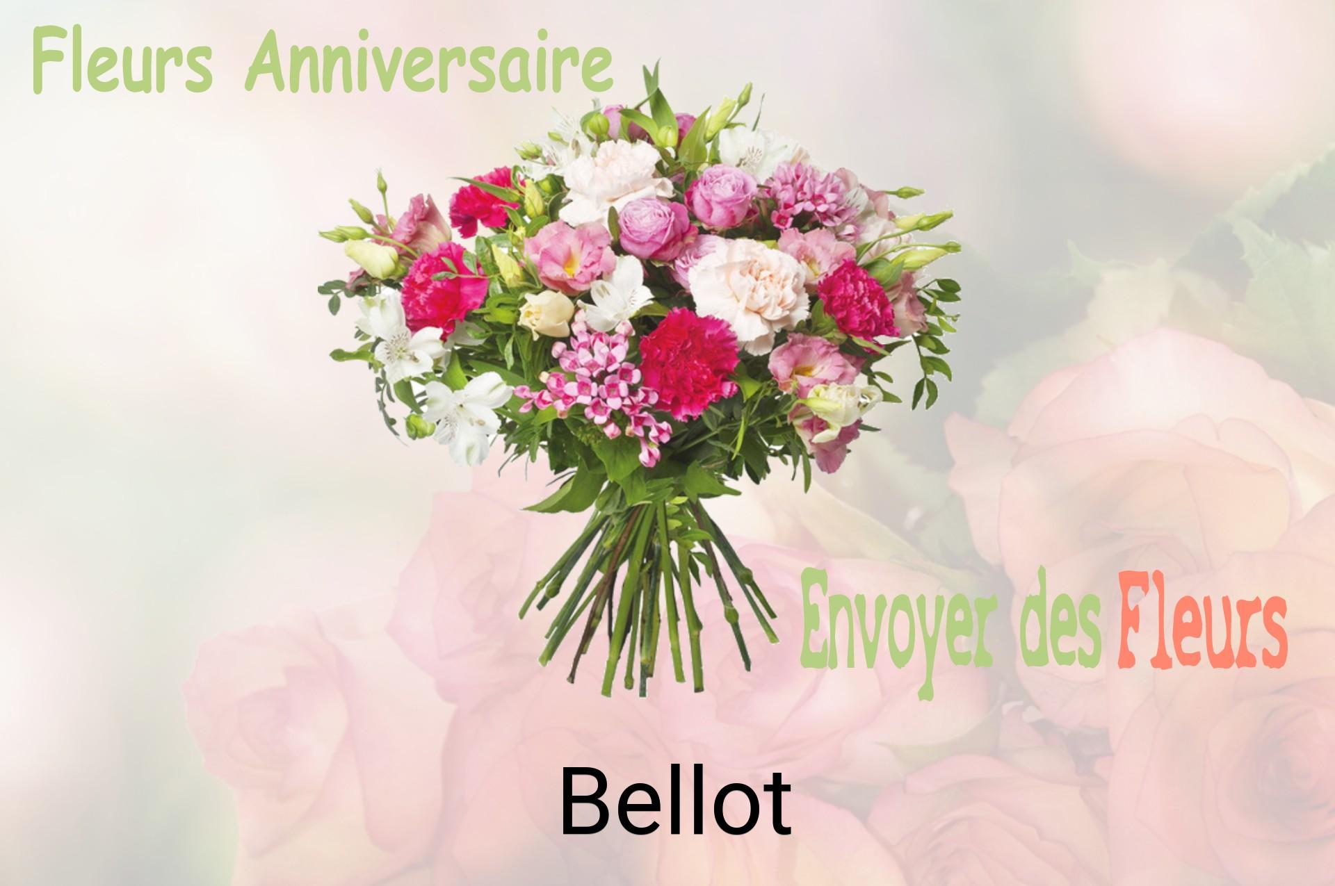 Bouquet de fleurs d’anniversaire livré à Bellot